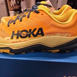 Hoka Torrent 4 Mens Size 12 1155115-SBLT Trail Running Shoes Sun Coral/Blue NEW
